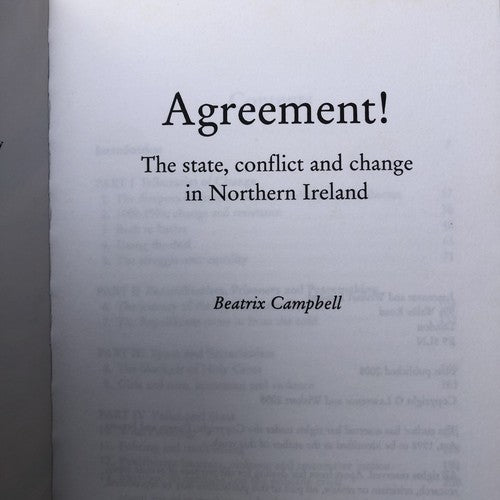 Agreement The State In Northern Ireland By Beatrix Campbell