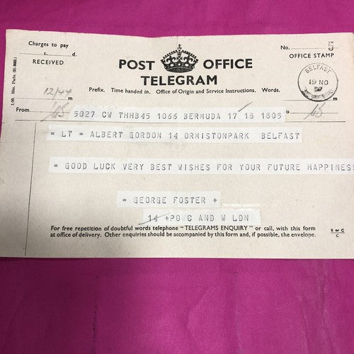 Luxury Greetings Telegrams & Standard Telegrams 1957