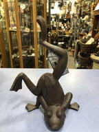 Frog Doorstop Cast Iron