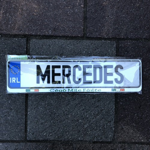 Mercedes Irish License Plate