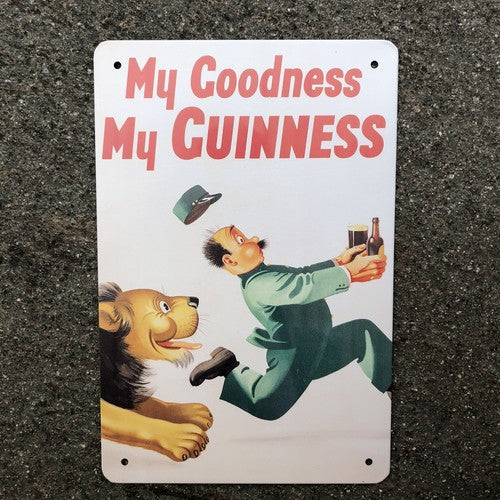 My Goodness My Guinness Metal Sign New Design
