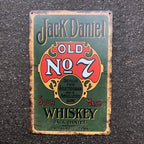 Jack Daniels Whiskey Metal Sign New Design