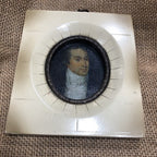 Portrait Reproduction Miniature Framed Slight Imperfection