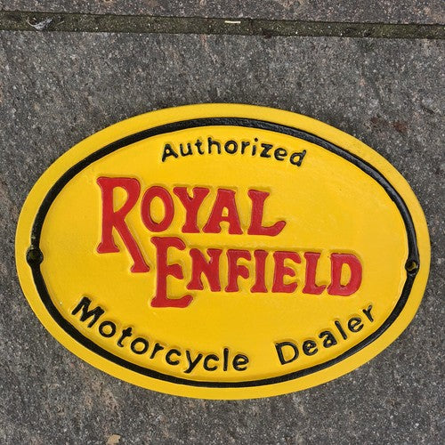 Royal Enfield Cast Iron Sign