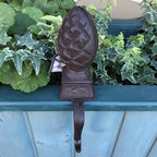 Cast Iron Christmas Stocking Hanger Hook