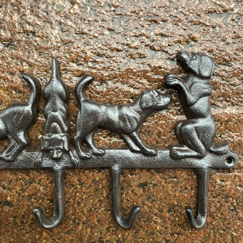 Dog Cast Iron Wall Hanging Hook