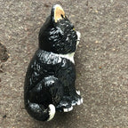 Cat Cast Iron Money Box Vintage Style