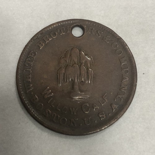 Willow Calf Advertising Tag Circa 1890s