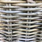 Square Log Basket Handmade