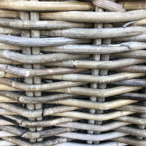 Square Log Basket Handmade