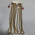 Primor Gold Plated Card Of Five 17 Inch Chain
