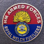 HM Armed Forces Royal Welch Fusiliers Cast Iron Sign