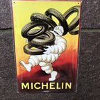 Michelin Man Metal Sign