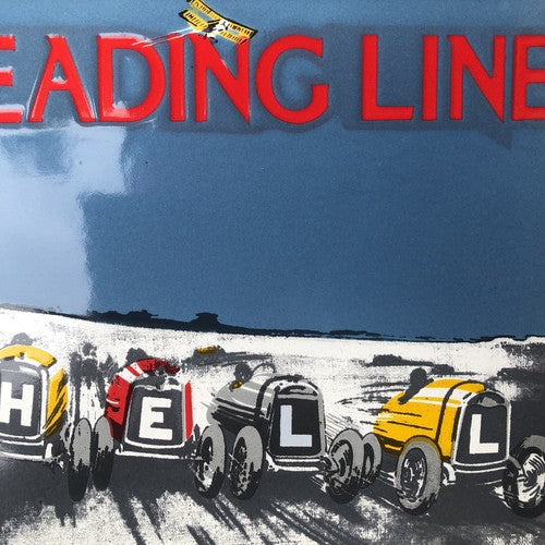 The Leading Line Enamel Sign