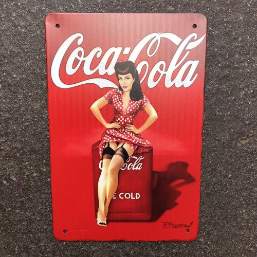 Coca Cola Lady Red Polka Dress New Design
