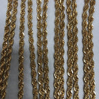 Primor Gold Plated Card Of Six 16 Inch Chains