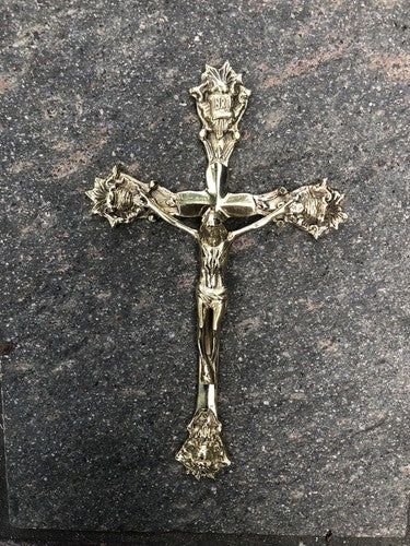 Solid Brass Crucifix