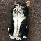 Cat Cast Iron Money Box Vintage Style