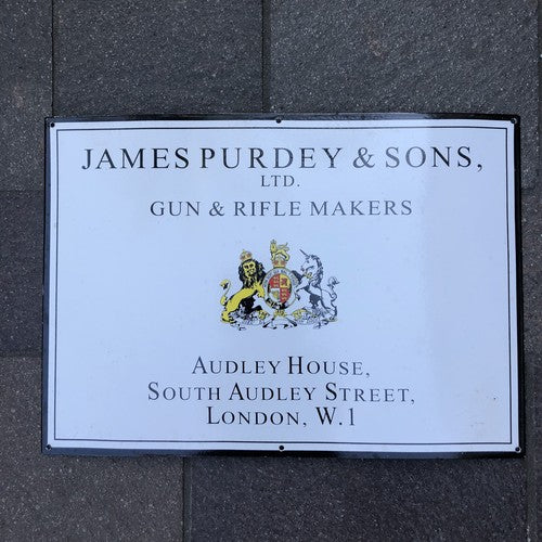 James Purdy Good Quality Enamel Sign