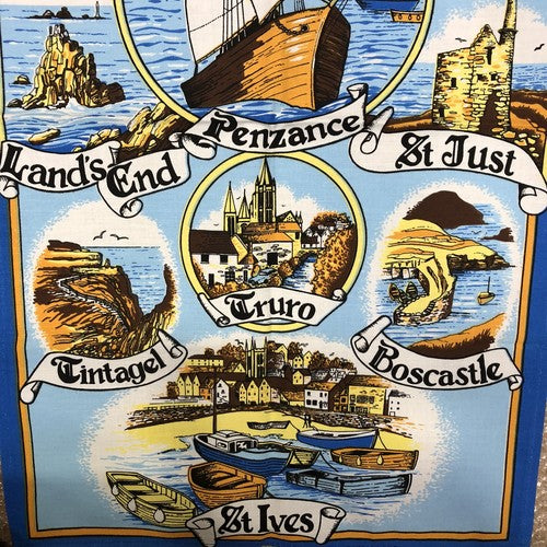 Cornwall Vintage Tea Towel