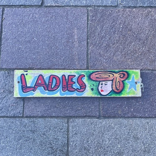 Fairground 1970s Advertisement Sign Wooden