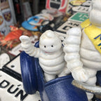 Michelin Man With Passenger In Side Car Cast Iron