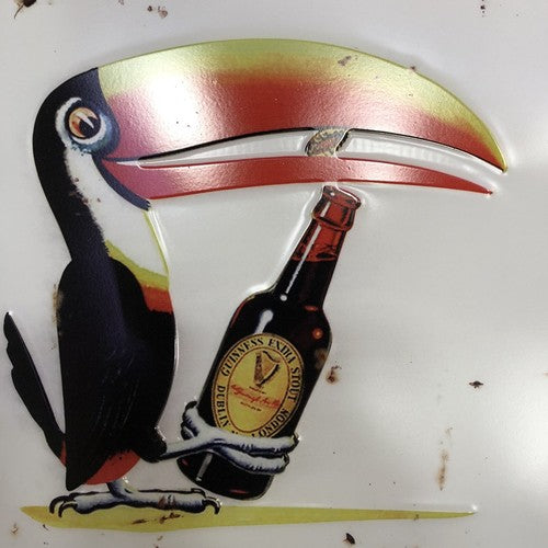 Opening Time Is Guinness Time Good Quality Metal 3 D Effect Sign Special Offerâ¤ï¸