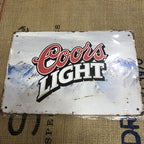 Coors Light Heavy Gauge Metal Sign