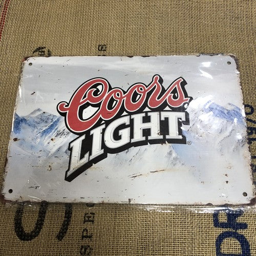 Coors Light Heavy Gauge Metal Sign