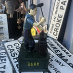 Bank On John Deere Cast Iron Money Bank