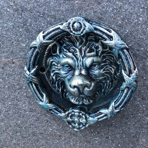Door Knocker Lion Cast Iron