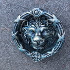 Door Knocker Lion Cast Iron