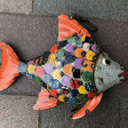 Fish Vintage Style Tin Plate Hanging