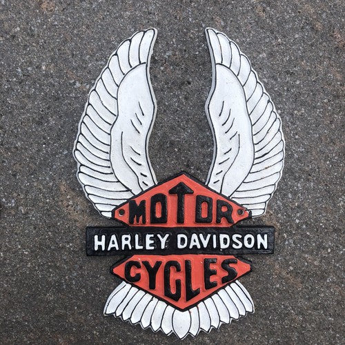 Harley Davidson Motor Cycles Cast Iron Sign