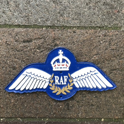 RAF Cast Iron Sign