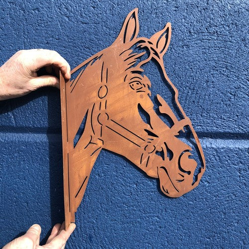 Horse Die Cut Metal Wall Mounted