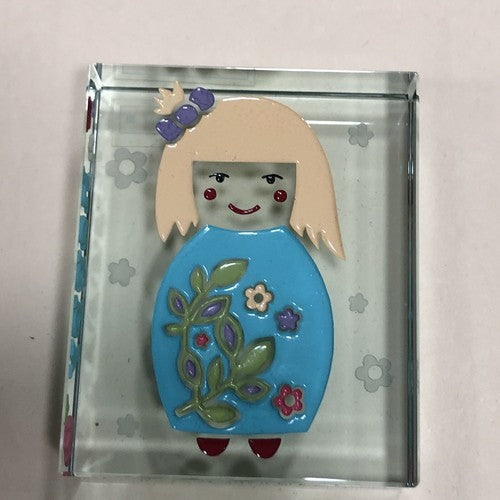 Spaceform Happy Lady Glass Block Overseas Post Available