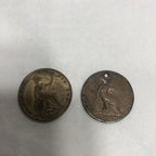 Queen Victoria Young Head Copper Farthings