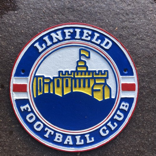 Linfield Cast Iron Sign