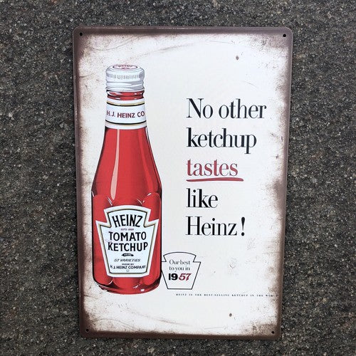 Heinz Metal Sign New Design