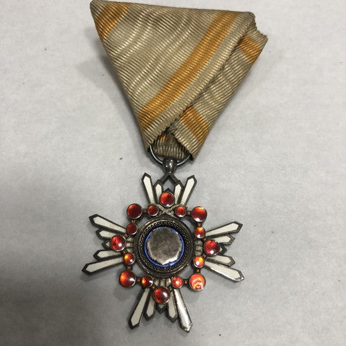 Japanese Order Of The Sacred Treasure Medal Cased