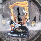 Guinness Time Barrel Style Clock