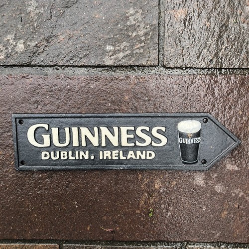 Guinness Dublin Ireland Cast Ireland Sign