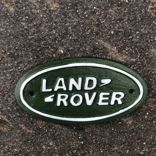 Landrover Cast Iron Sign