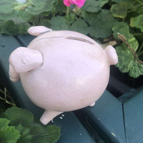 Three Legged Pig Cast Iron Money Bank