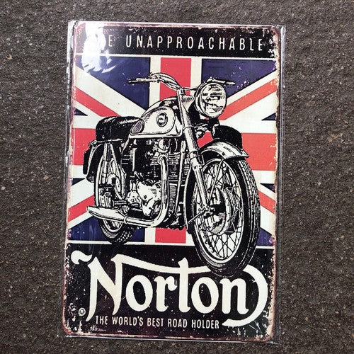 Norton Tin Sign