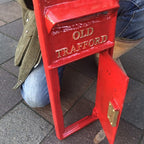 Old Trafford Wall Mounted Post Box Front Only Heavy Cast Iron
