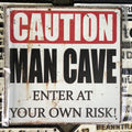 Man Cave Heavy Metal Sign