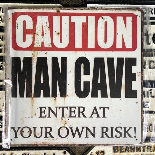 Man Cave Heavy Metal Sign