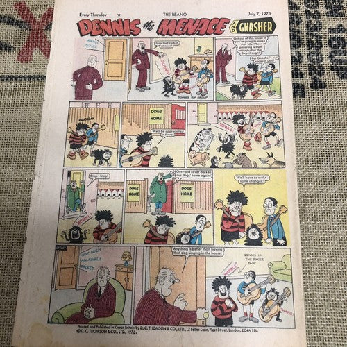 Beano Bundle Of Four 1973 Comics